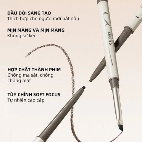  Bút Gel Kẻ Mắt Ukiss Fine Matte Sharping Gel Eyeliner 