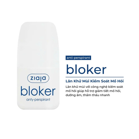  Lăn Khử Mùi Ziaja Blocker Anti Persprirant 