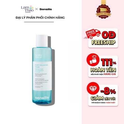  Nước Cân Bằng Da, Giảm Nhờn Sensilis Purify Balancing Toner 
