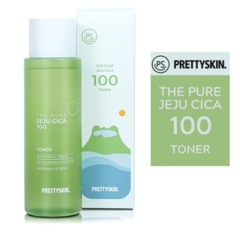  Nước Hoa Hồng PrettySkin The Pure Jeju Cica 100 Toner 