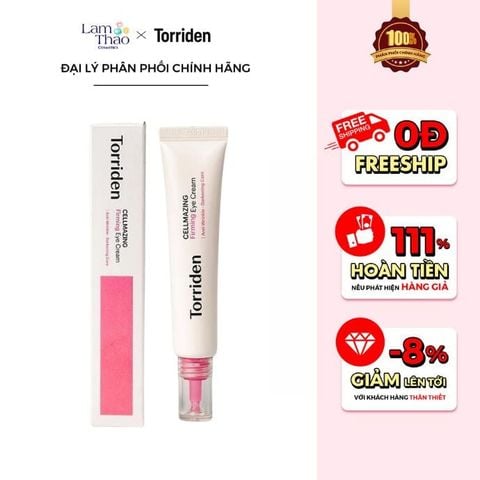  Kem Dưỡng Mắt Torriden Cellmazing Firming Eye Cream 