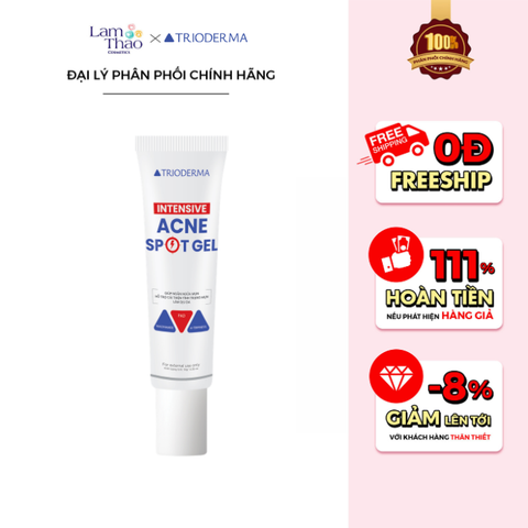  Gel Hỗ Trợ Chấm Mụn Viêm Trioderma Intensive Acne Spot Gel 