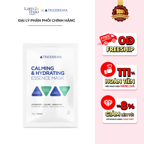  Mặt Nạ Dưỡng Ẩm & Làm Dịu Da Trioderma Calming & Hydrating Essence Mask 