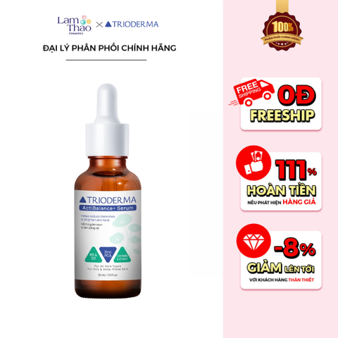  Tinh Chất Hỗ Trợ Giảm Thâm & Làm Sáng Da Trioderma ActiBalance+ Serum 