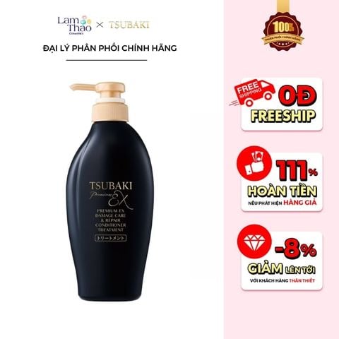  Dầu Xả Phục Hồi Chuyên Sâu Tsubaki Premium Ex Damage & Repair Conditioner Treatment 