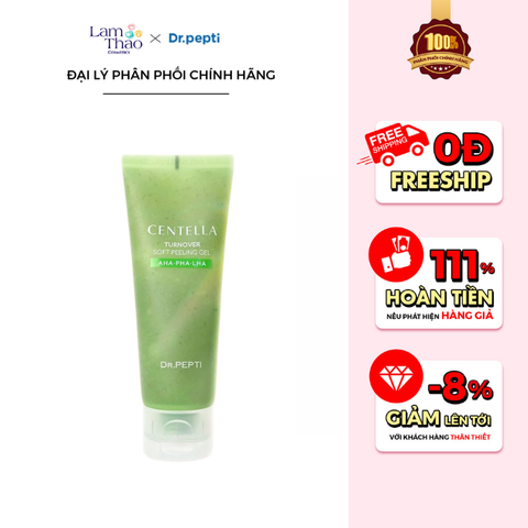  Gel Tẩy Tế Bào Chết Dr.Pepti Centella Turnover Soft Peeling 