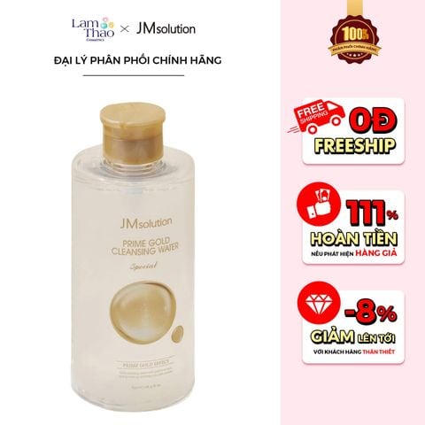  Nước Tẩy Trang JM Solution Prime Gold Cleansing Water 