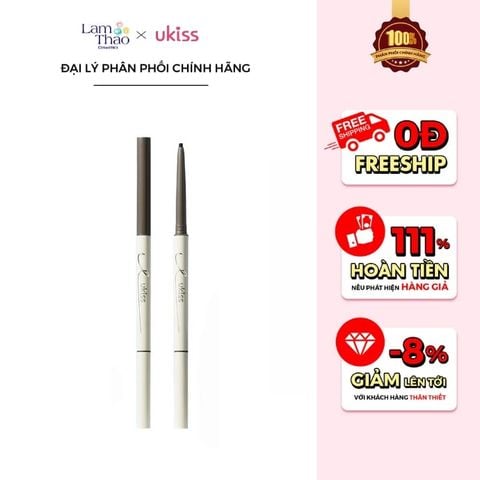  Bút Gel Kẻ Mắt Ukiss Fine Matte Sharping Gel Eyeliner 