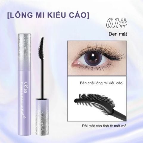  Mascara Làm Cong Dài Và Tơi Mi Ukiss Phoenix Tail Slim Curl Mascara 