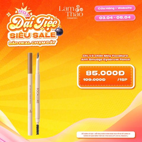  [DEAL SỐC 03.04 - 05.04] Chì Vẽ Chân Mày Focallure Anti Smudge Eyebrow Pencil 