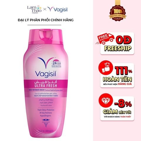  Dung Dịch Vệ Sinh Vagisil Ultra Fresh Daily Intimate Wash 