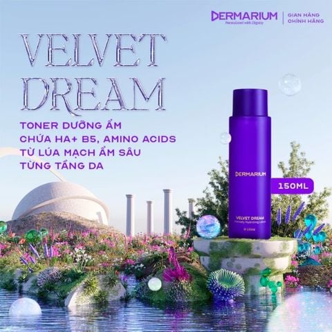  Nước Cân Bằng Dermarium Velvet Dream Rich Moisturizing Toner 