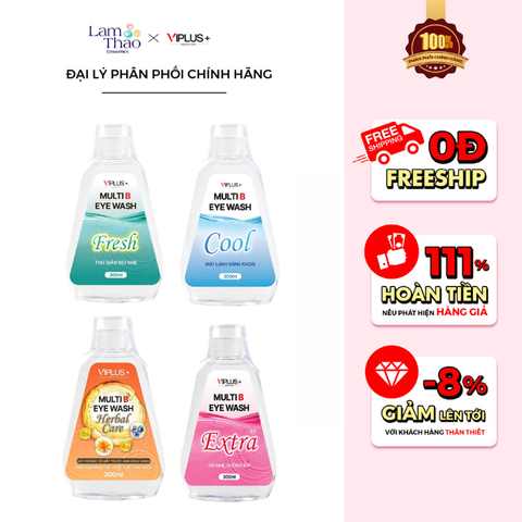  Nước Rửa Mắt Viplus + Multi B Eye Wash 