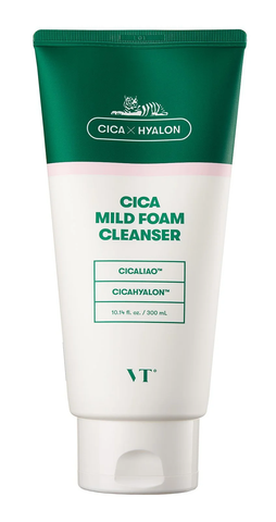  Sữa Rửa Mặt Hỗ Trợ Làm Dịu Da VT Cosmetics Cica Mild Foam Cleanser 