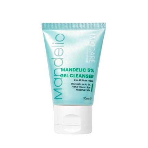  [MUA 1 SRM MD CARE TẶNG 03 MẶT NẠ MD Care NMF PREMIUM MASK]  Gel Rửa Mặt Sạch Sâu Và Tẩy Tế Bào Chết MD Care Mandelic Acid 5% Gel Cleanser 