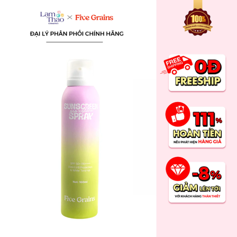  Xịt Chống Nắng Nâng Tone Five Grains ProXylane SPF 50+ PA++++ 