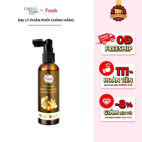  Tinh Chất Thảo Mộc Dưỡng Sinh Giúp Dưỡng Da Đầu Và Giảm Rụng Tóc Fresh 