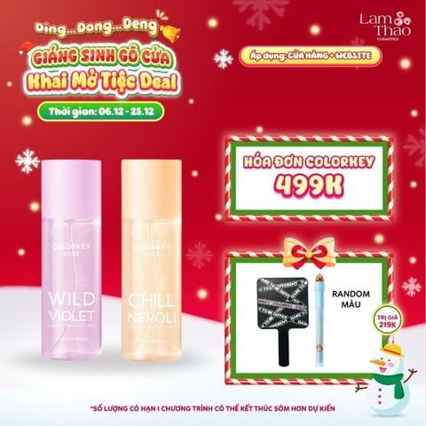  [DEAL SỐC 6.12 - 25.12 MUA HOÁ ĐƠN COLORKEY 499K TẶNG GƯƠNG + SON KEM LÌ] Xịt Thơm Toàn Thân Colorkey Rose Shimmer Fragrance Mist 