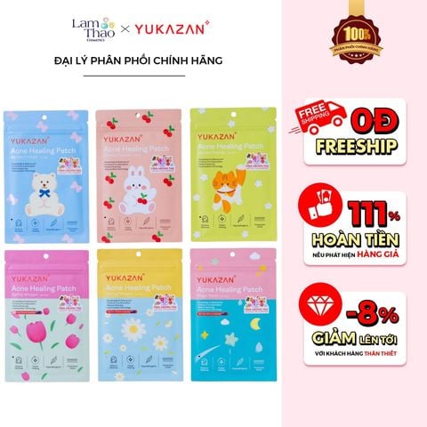  Miếng Dán Mụn Yukazan Acne 