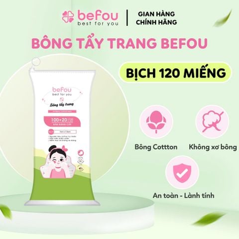  Bông Tẩy Trang Befou Cotton Pad - Phiên Bản Nâng Cấp 