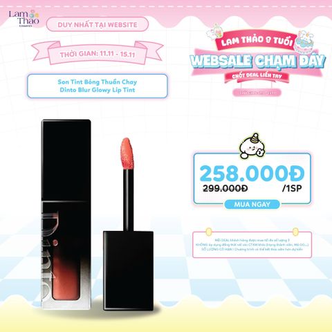  Son Tint Bóng Thuần Chay Dinto Blur Glowy Lip Tint 