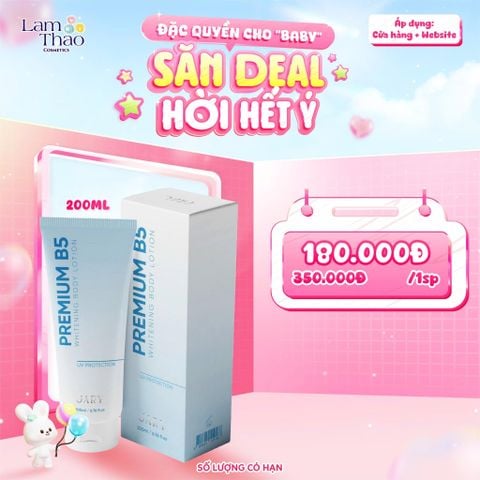  Kem Dưỡng Trắng Da Body B5 Jary Premium B5 Whitening Body Lotion 