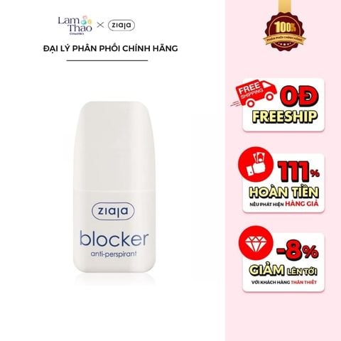  Lăn Khử Mùi Ziaja Blocker Anti Persprirant 