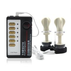 Combo Máy Hút Đầu Ti Có Xung Điện SM Player – Đồ chơi BDSM