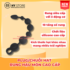 Chuỗi Bi Rung Hậu Môn Galaxy Balls – 10 Chế Độ Rung, Silicone Y Tế Cao Cấp, Kích Thích Cực Mạnh Cho Nam
