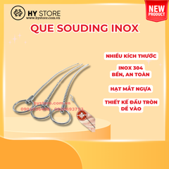 Que Sounding, Thông Tiểu inox 304, Đầu Bo Tròn Giọt Nước  - Kích thích Niệu Đạo, Đồ Chơi BDSM