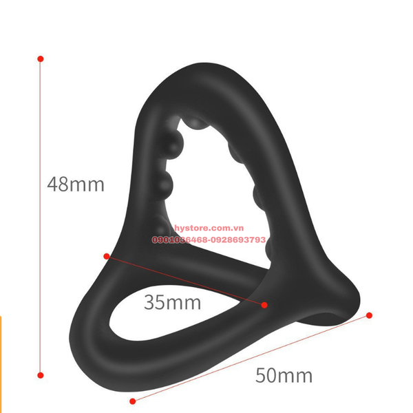 Vòng đeo dương vật bằng silicone, hỗ trợ cương lâu và lâu ra