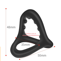 Vòng đeo dương vật bằng silicone, hỗ trợ cương lâu và lâu ra