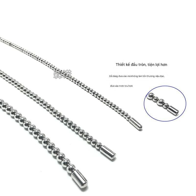 Que Sounding/Thông Tiểu inox 304 Kích thích Niệu Đạo, Đồ Chơi BDSM [Mẫu đầu bo tròn]