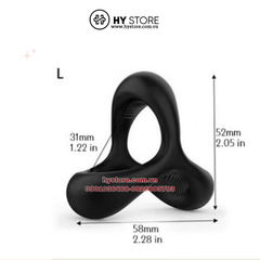 Vòng đeo dương vật bằng silicone, hỗ trợ cương lâu và lâu ra