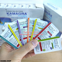 Kamagra Jelly, thuốc cường dương, hổ trợ cứng lâu, lâu ra hiệu quả 100% - Hộp fullseal 7 tuýp 7 vị.
