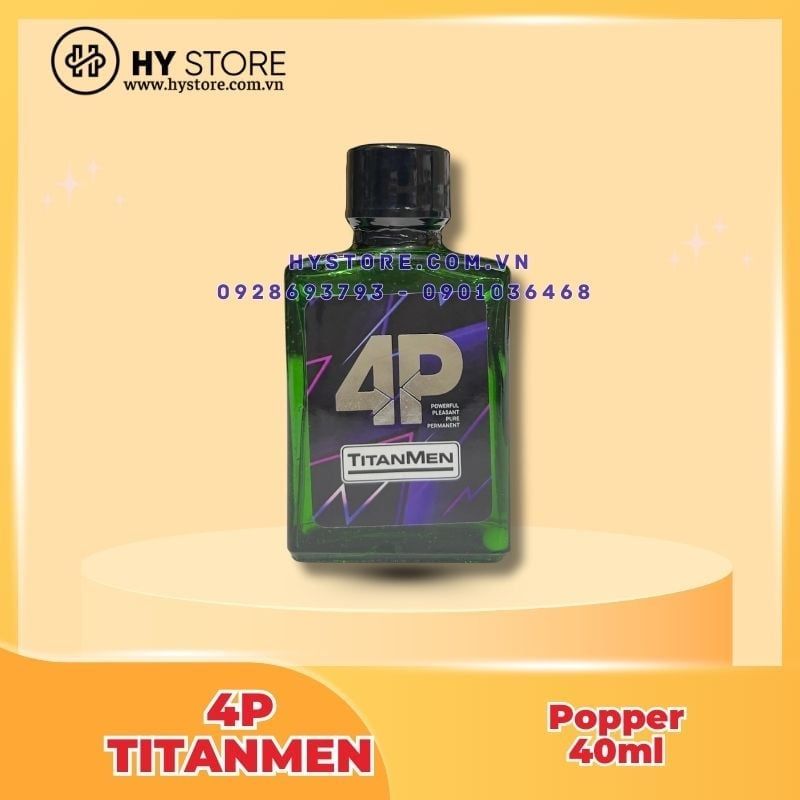 Popper 4P Titanmen loại cao cấp - 30ml
