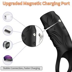 Bao Đôn rung massage thân dương vật, silicone cao cấp DANKIS – 10 chế độ rung massage dương vật, chống nước, kích thích G-Spot