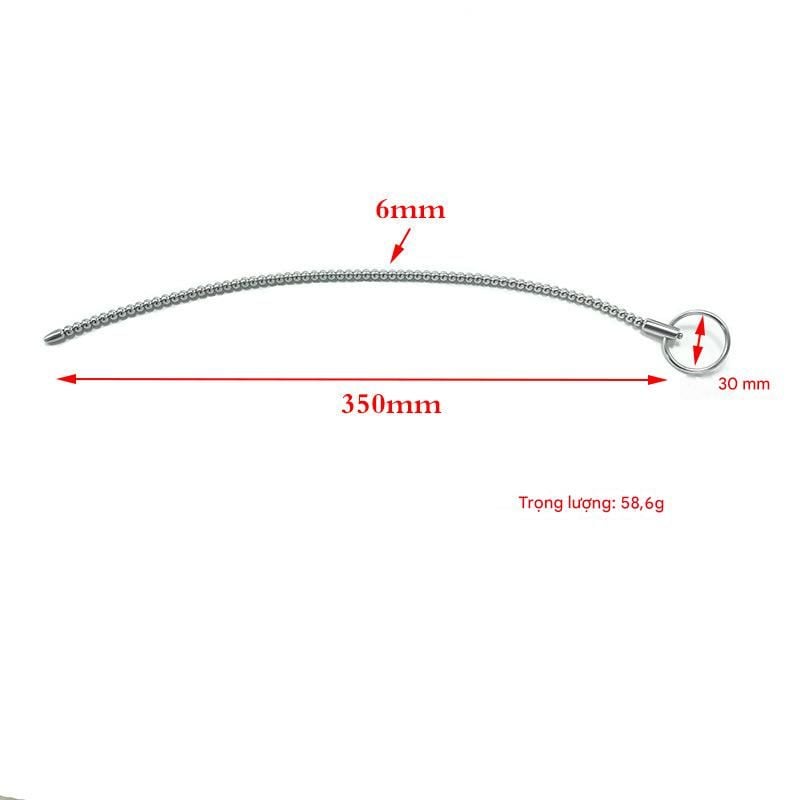 Que Sounding, Thông Tiểu inox 304, Đầu Bo Tròn Giọt Nước  - Kích thích Niệu Đạo, Đồ Chơi BDSM