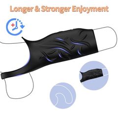 Bao Đôn rung massage thân dương vật, silicone cao cấp DANKIS – 10 chế độ rung massage dương vật, chống nước, kích thích G-Spot