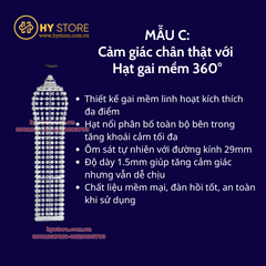 Bao đôn dên gai nổi siêu mềm MELEON – Tăng kích thích, kéo dài thời gian (5 mẫu A–E)