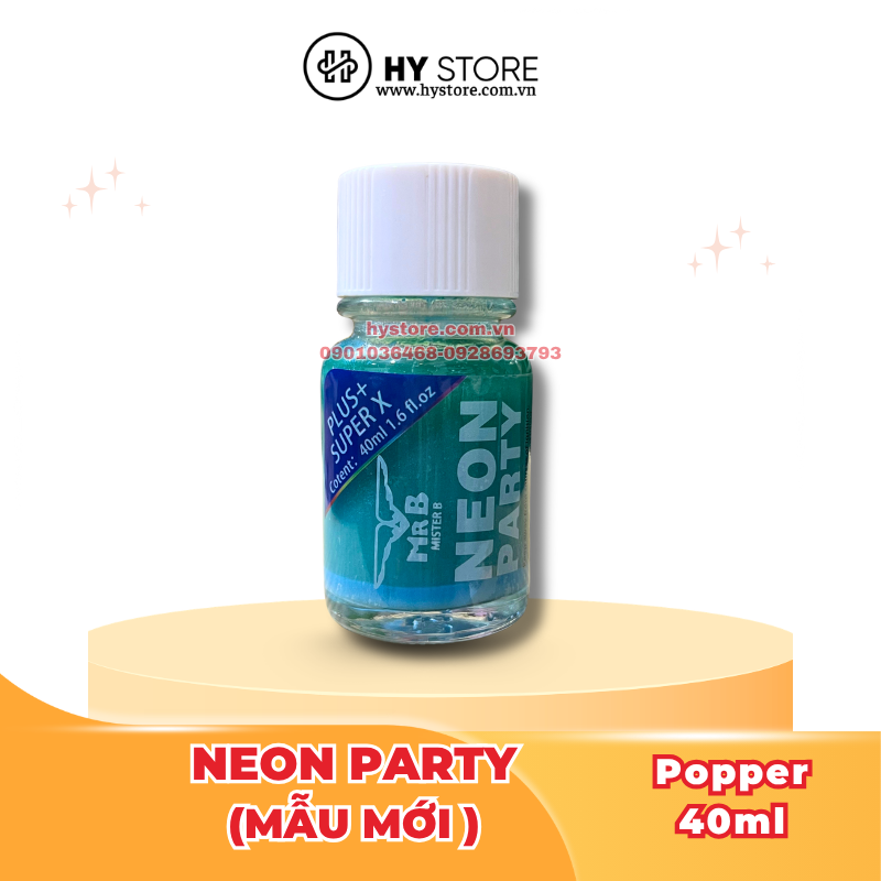 Popper NEON PARTY - 40ml [MẪU MỚI]