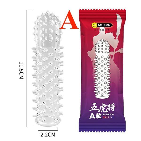 Bao đôn dên gai nổi siêu mềm MELEON – Tăng kích thích, kéo dài thời gian (5 mẫu A–E)