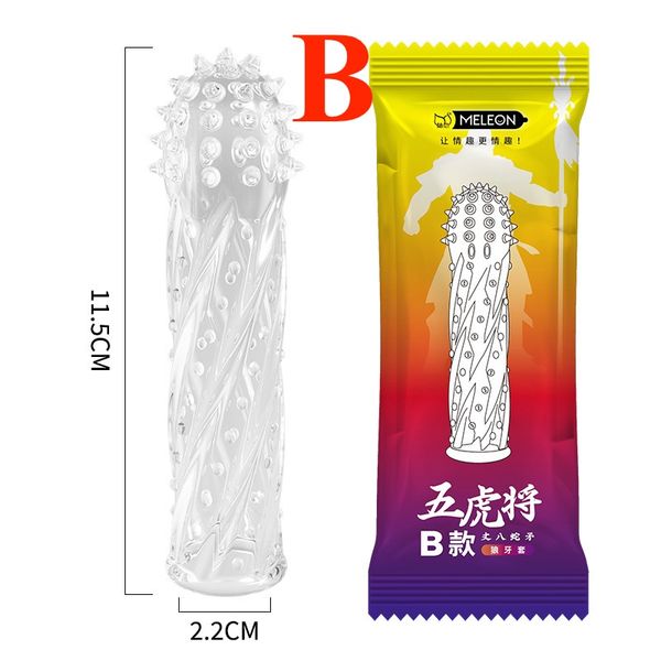 Bao đôn dên gai nổi siêu mềm MELEON – Tăng kích thích, kéo dài thời gian (5 mẫu A–E)