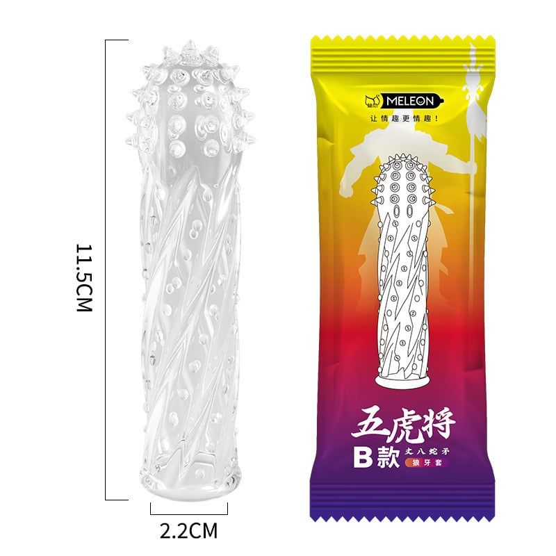 Bao đôn dên gai nổi siêu mềm MELEON – Tăng kích thích, kéo dài thời gian (5 mẫu A–E)