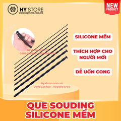 Que Sounding/kích thích niệu đạo, loại silicone xoắn mềm-dẻo thích hợp cho Người mới tập [Dài 30cm - nhiều size]