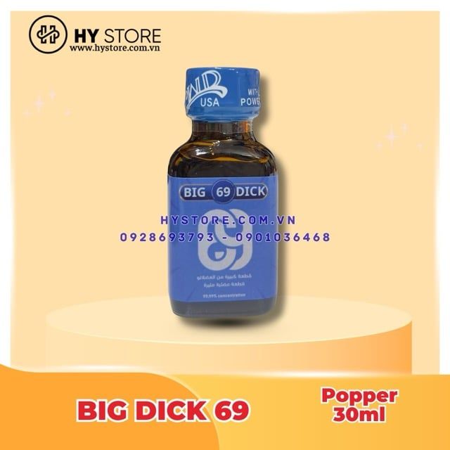 Popper Big 69 Dick (Chai Vuông) - 30ml