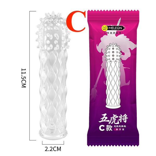 Bao đôn dên gai nổi siêu mềm MELEON – Tăng kích thích, kéo dài thời gian (5 mẫu A–E)