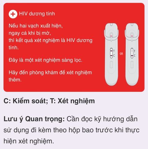 Kit test Tự Xét nghiệm HIV Mylan Chính hãng, xét nghiệm định tính kháng thể HIV-1, HIV-2 kháng HIV