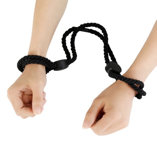 Dây trói tay chân BDSM – Dây thừng mềm điều chỉnh nút