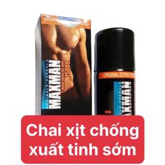 Chai xịt kéo dài thời gian quan hệ MAXMAN Delay Spray 75000 – Extra Strong 45ml